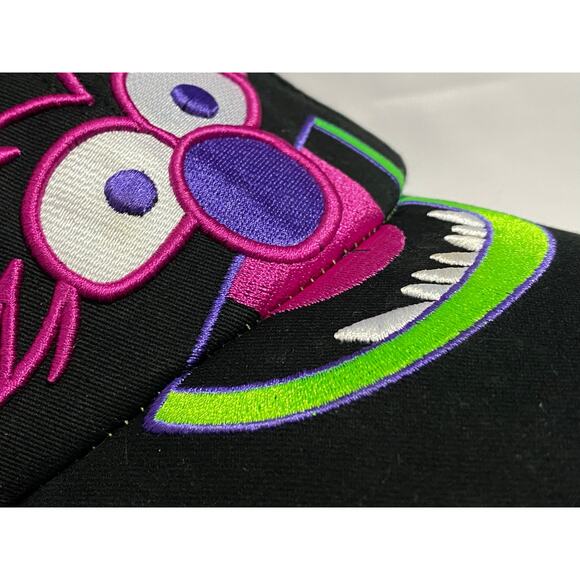 The Muppets Animal Baseball Cap Hat — Pink & Black Snapback Embroidered - Picture 9 of 9